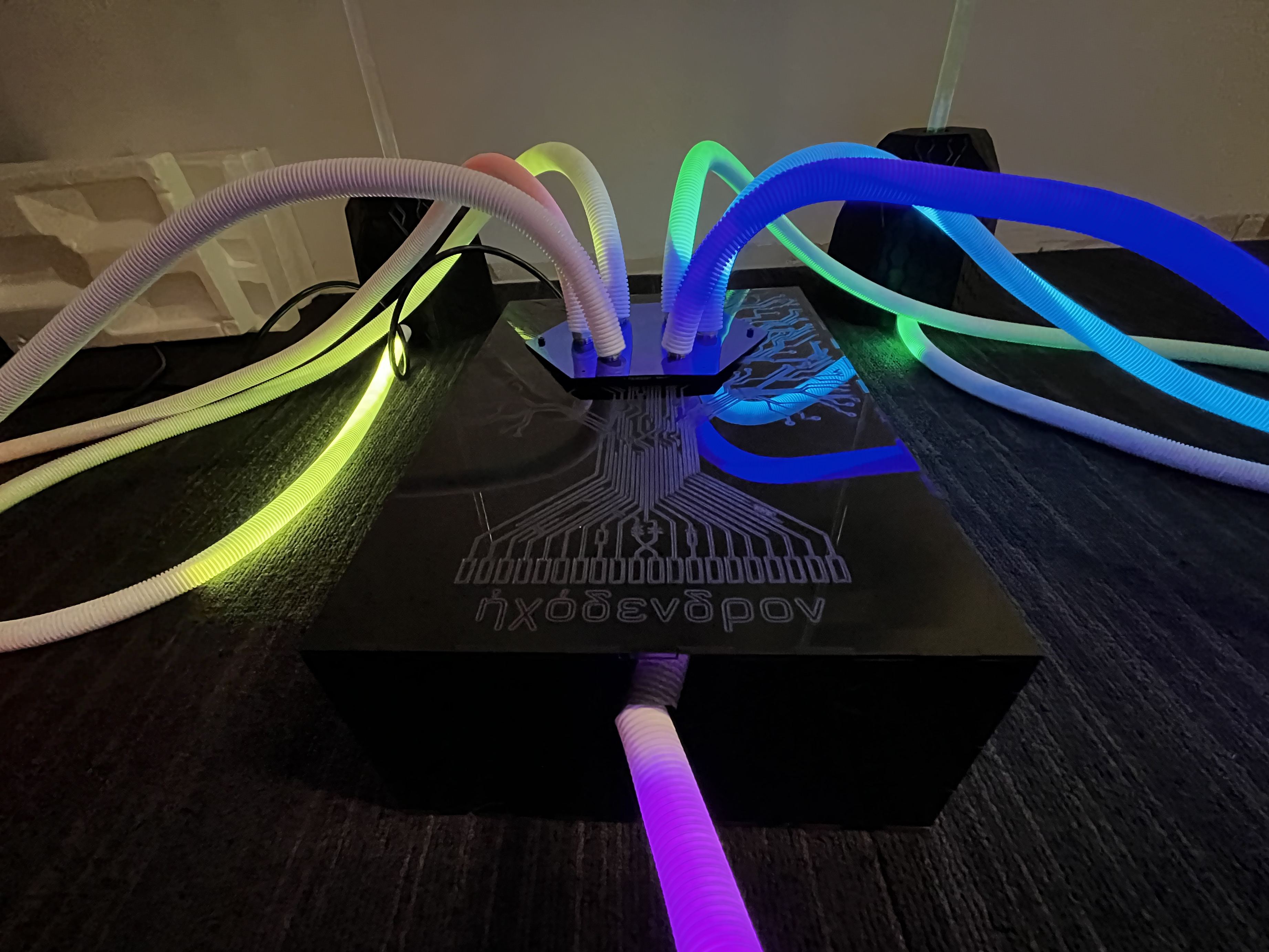 Close-up view of controller node